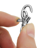 10Pcs,Silver,Alloy,Swivel,Lobster,Clasp,8.5mm,Round