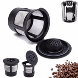 Stainless,Black,Reusable,Single,Keurig,Filter,Coffee