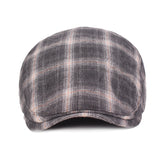 Unisex,Cotton,Beret,Forward,Outdoor,Travel,Plaid,Retro