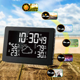 Protmex,PT3378A,Weather,Station,Indoor,Outdoor,Wireless,Digital,Weather,Thermometer,Barometer,Alarm,Clock