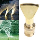 Garden,Brass,Fountain,Water,Nozzle,Shape,Sprinkler,Spray,Head"