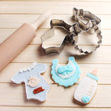 Stainless,Steel,Baking,Cookies,Cutter,Clothes,Bottle,Fondant