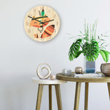 Loskii,CC027,Creative,Pattern,Clock,Clock,Quartz,Clock,Office,Decorations