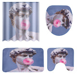 Waterproof,Shower,Curtain,Polyester,David,Sculpture,Bathroom,Shade