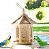 Wooden,House,Feeder,Frame,Feeding