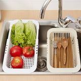 Retractable,Storage,Drying,Vegetable,Drain,Basket,Basin,Drain,Kitchen