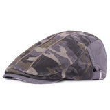 Men's,Camouflage,Cotton,Beret,Summer,Outdoor,Sunshade,Peaked,Forward,Adjustable