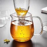 500ml,Glass,Teapot,Infuser,Filter,Herbal,Strainer,Kettle