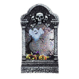 Halloween,Light,Skeleton,Tombstone,Castle,Plastic,Party,Decor,Table