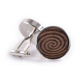 Round,Business,Personality,Pattern,Printing,French,Shirt,Cufflinks,Dress,Cuffs,Button