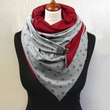 Women,Cotton,Thick,Winter,Outdoor,Casual,Floral,Pattern,Scarf,Shawl