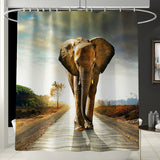 Elephant,Bathroom,Toilet,Floor,Waterproof,Shower,Curtain,Flannel,Coloured,Bathroom,Carpet