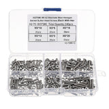 Suleve,M3SH2,Stainless,Steel,Socket,Button,Screw,Bolts,Assortment,240pcs