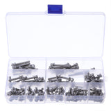 88Pcs,Socket,Knurled,Screw,Stainless,Steel,Assortment