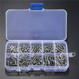 Suleve,M3SS1,Stainless,Socket,Button,Screws,Allen,Assortment,340pcs