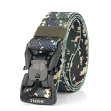 TUSHI,125cm,Magnetic,Buckle,Heavy,Tactical,Camouflage,Quick,Release,Nylon,Waist