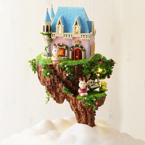 Music,Small,House,Miniature,Rotating,Cover,Gifts