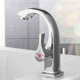 Modern,Chrome,Bathroom,Basin,Faucet,Waterfall,Spout,Single,Handle,Mixer