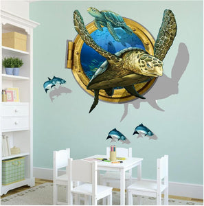 Miico,Creative,Stickers,Decor,Mural,Removable,Turtle,Decor,Sticker