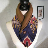 Floral,Print,Velvet,Scarf,Multicolor,Shawl