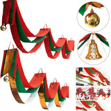 Christmas,Decorations,Ribbons,Festival,Ceiling,Decoration,Banner,Balls,Bells