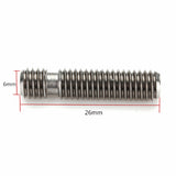 M6x26,Stainless,Steel,Barrel,Nozzle,Throat,Makerbot,RepRap,Printer,Extruder