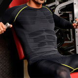 Men's,Compression,Sleeve,Sports,Tight,Shirts,Fitness,Running,Layer