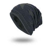 Unisex,Pattern,Knitted,Beanie,Elastic,Skullies