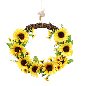 Artificial,Sunflower,Wreath,Flower,Wreath,Wedding,Party,Decorations