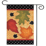 28x40",12.5"x18",Falling,Leaves,Autumn,Welcome,Garden,Banner,Decorations"