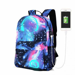 Luminous,Backpack,Waterproof,Laptop,School,Camping,Travel