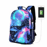 Luminous,Backpack,Waterproof,Laptop,School,Camping,Travel