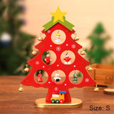 Wooden,Christmas,Ornaments,Festival,Party,Table,Decorations