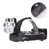 XANES,3200LM,Modes,Headlamp,3*18650,Battery,Interface