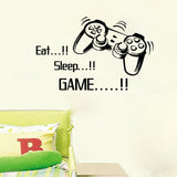 Creative,Handle,Stickers,SLEEP,GAME",Black,Vinyl,Removable,Printed,Sticker"