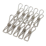 10Pcs,Stainless,Steel,Clothes,Hanging,Laundry,Windproof,Clips,Clamps,Clothespins