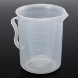 250ml,Plastic,Measuring,Clear,Double,Graduated,Cylindrical,Measuring