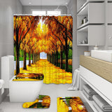 180X180CM,Forest,Waterproof,Shower,Curtain,Bathroom,Toilet,Cover