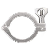 Clamp,Clover,Stainless,Steel,Single,Sanitary,Clamp,Ferrule