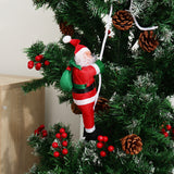 Christmas,Santa,Claus,Climbing,Trees,Hanging,Ornament,Party,Decoration