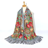 Printing,Tassel,Shawl,Scarf,Mexican,Scarf