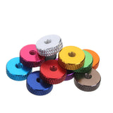 Suleve,M3AN11,10Pcs,Manual,Knurled,Thumb,Screw,Spacer,Washer,Aluminum,Alloy,Multicolor