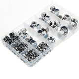 Suleve,MXSN4,170Pcs,Stainless,Steel,Assortment,Nylon,Insert,Locknut