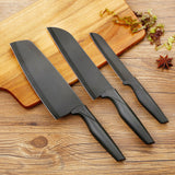 KCASA,Black,Stainless,Steel,Kitchen,Knife,Coating,Sharp,Blade,Knife,Light,Weight,Handle,Kitchen,Knife