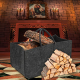 Firewood,Handles,Handy,Storage,Basket