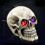 Halloween,Human,Resin,Skull,Night,Lights,Decorative,Novelty,Pranksters,Halloween,Supplies