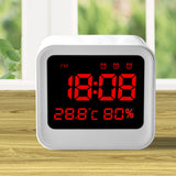 Loskii,Digital,Accuracy,Thermometer,Hygrometer,Alarm,Clock,Screen,Display