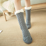 Women,Winter,Thickening,Casual,Socks,Silicone,Middle,Socks