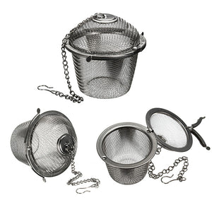 Stainless,Steel,Spice,filter,Herbs,Locking,Infuser