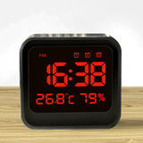 Loskii,Digital,Accuracy,Thermometer,Hygrometer,Alarm,Clock,Screen,Display